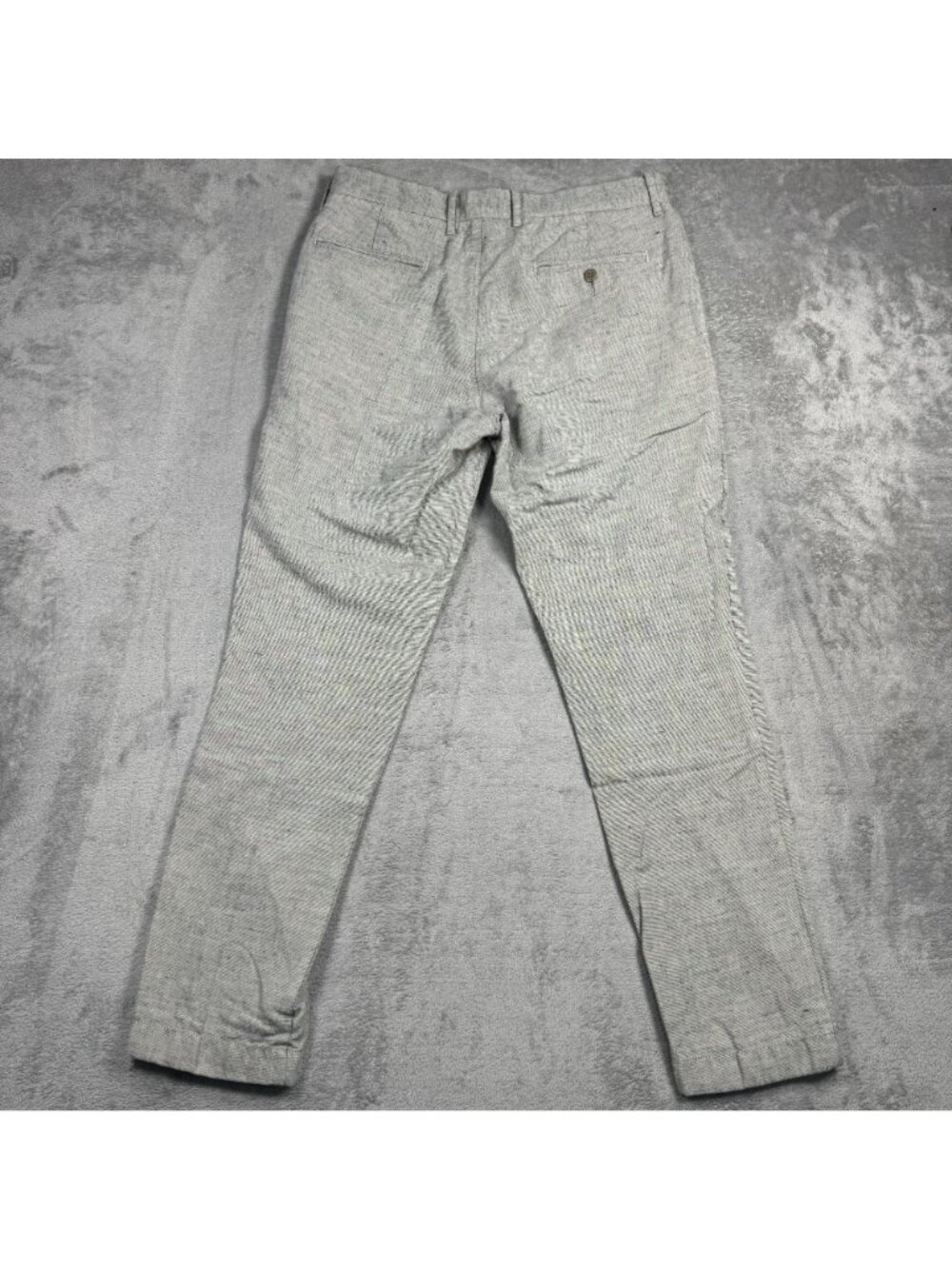 J. Crew 770 Straight Fit Tapered Linen Cotton Pants Mens 33 Gray Preppy Golf - Picture 2 of 6